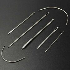 7pc Sewing Needles Repair Kit Upholstery Carpet Curved Fabric Canvas Set