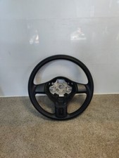 VW Polo 1.2 6R 3 spoke steering wheel black 09-14  6ro419091h