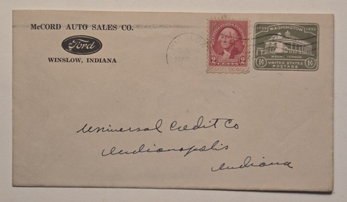 Winslow indiana 1932 cover - indiana, c