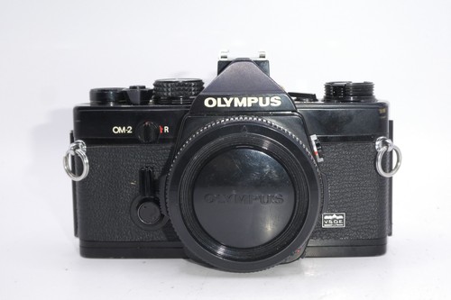 Black olympus 35mm slr - olympus,
