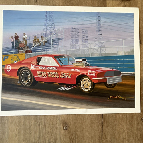 Waldo 2013 signed drag - drag, racing