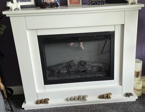 Electric fire and - and, place