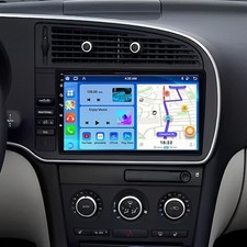 For 2007-2011 Saab 9-3 Apple Carplay Android 14 Car Stereo GPS Sat Nav Head Unit