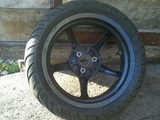 YAMAHA AEROX YQ50 REAR WHEEL AND TYRE 2013