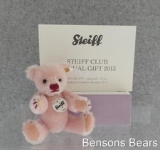 Steiff 2013 Annual Renewal Miniature Rose Pink Mohair Petite Louise Ean 421273