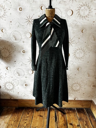 Vintage green knitted - vintage, 8-10