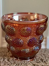 Vintage Fenton Red Verlys Les