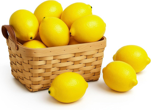 Large artificial lemons - large,