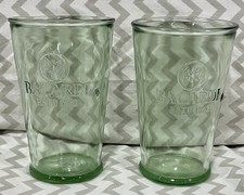 Set Of 2 Bacardi Rum Green