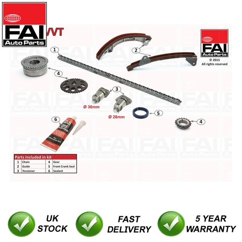 Timing chain kit - chain, fits