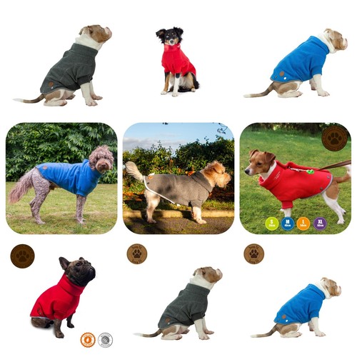 Dog fleece jacket with - jacket,