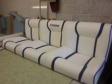 Boat cushions, seats and upholstery (Cobra Rib)