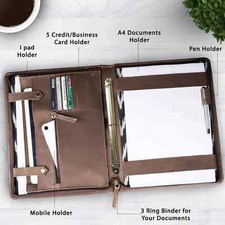 Handmade Leather Portfolio