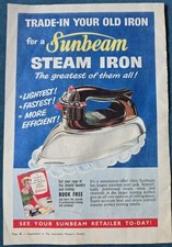 1950s Sunbeam Steam Iron