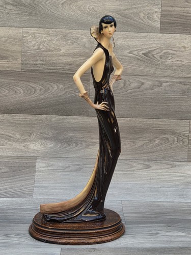 Santini art deco style lady - art,