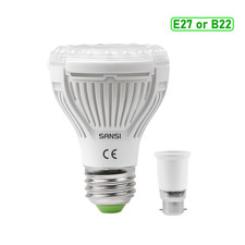 2/5 SANSI LED Grow Light Bulb 10W=150W Indoor Plants Light Full Spectrum E27 B22