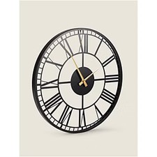 Large Black Bling Wall Clock