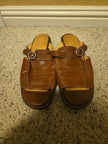Ariat leather slide mules