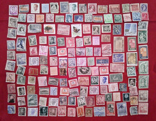 Approximately 150 old postage stamps from around the world.
