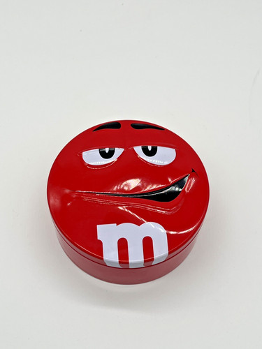 Chocolate tin red round - red,