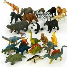 12X Animal Model Plastic Figures Jungle Wild Ocean Zoo Animal Playset Toys