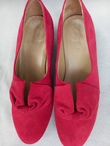 Hotter donna burgundy suede - donna,
