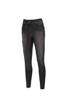 Pikeur Ladies Lisha Full Grip Denim Breeches - Denim Black - UK14
