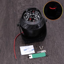 1PCS Compass Red/LED Light Sea