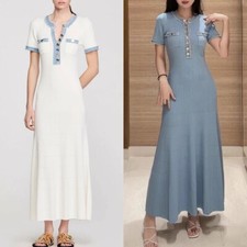 NEW Sandro Denim patchwork