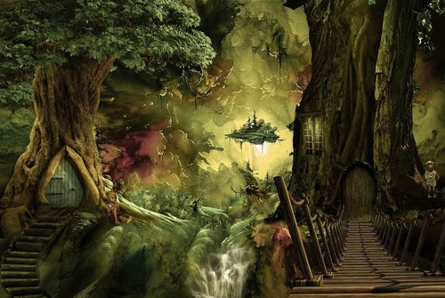 Mystical fairy woodland forest - mystical,