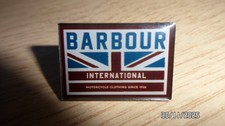 BARBOUR INTERNATIONAL - UNION JACK PIN BADGE - NEW