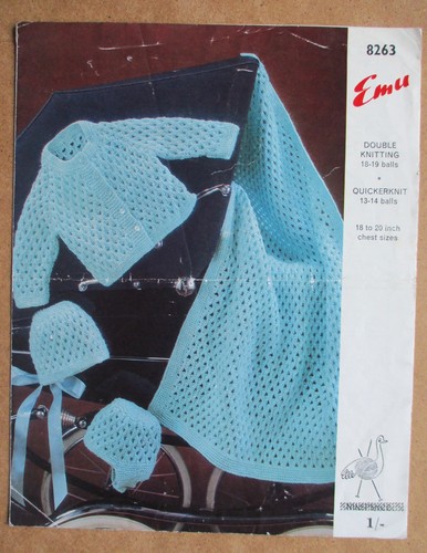 Vintage emu knit pattern - vintage,