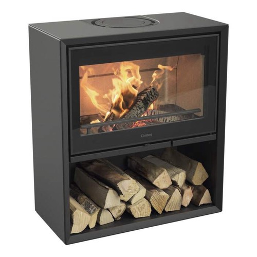 Contura 310g black - black, wood