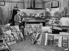 English painter Sir Alfred