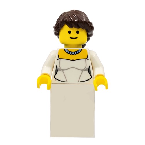 Lego minifigure bride wedding - lego,