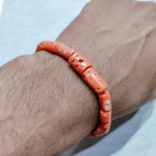 Vintage Red Coral Bracelet