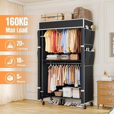 Heavy Duty Double Clothes Rail