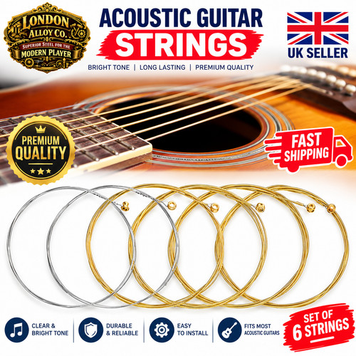Acoustic guitar strings set - strings, ✅set