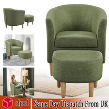 Green tub arm - arm, chair
