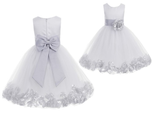 Wedding flower girl dress - flower,