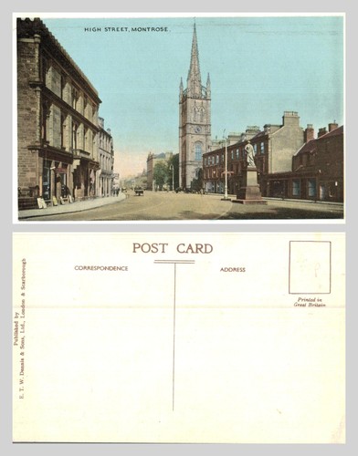 Vintage postcard high street - -,