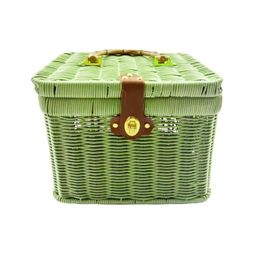 Stylish rattan look basket - stylish,