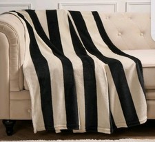 Throw. Black And Cream