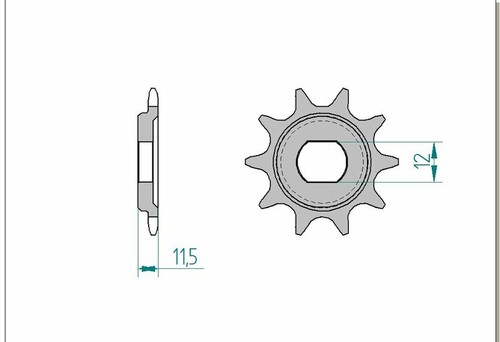 45238 standard steel - 45238-standard, pinion