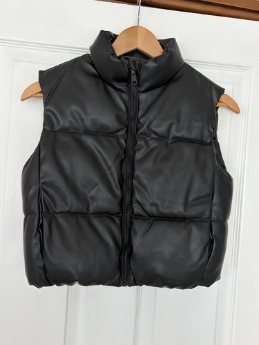 Primark girls black faux - girls,