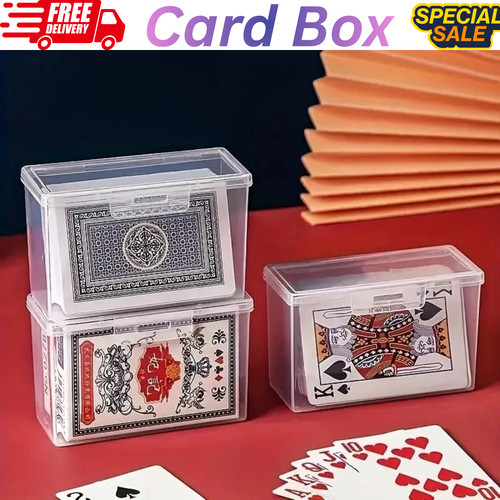 2pcs clear playing - playing, box