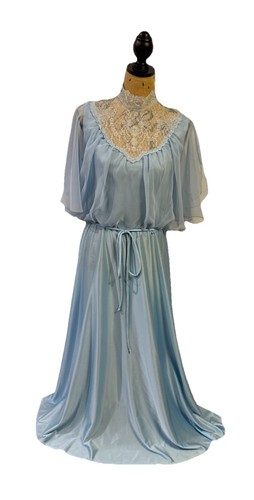 Vintage dress baby blue - dress,