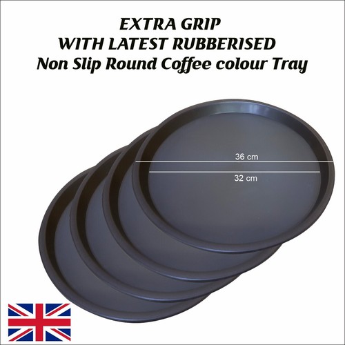 Non slip round tray extra - slip, grip