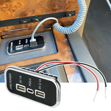 Car Parts 3-Ports USB Type-C PD Phone Charger Power Socket Adapter Accessories