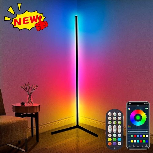 Floor rgb led lamp - rgb, corner